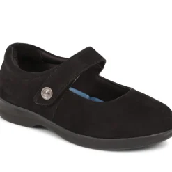Extra Wide Fit Touch Fasten Shoes - Black
