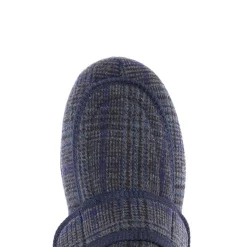 Extra Wide Fully Adjustable Slippers - Navy Multi