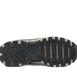 Extra Wide Leather Memory Foam Lace Up Trainers - Brown