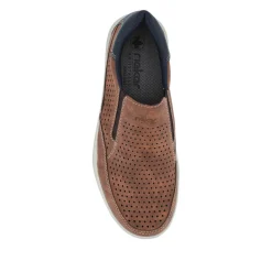 Extra-Wide Slip-On Shoes - Brown