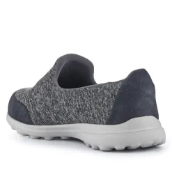 Extra-Wide Slip-On Shoes - Charcoal