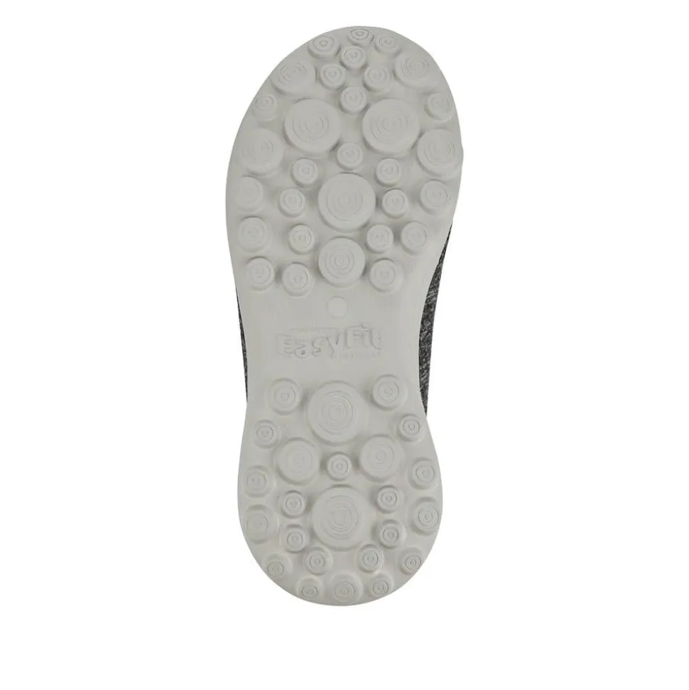 Extra-Wide Slip-On Shoes - Charcoal
