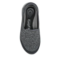 Extra-Wide Slip-On Shoes - Charcoal