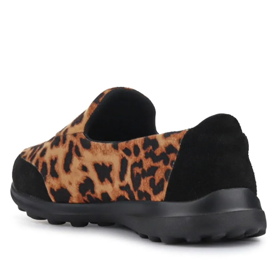Extra-Wide Slip-On Shoes - Leopard