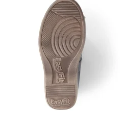 Extra-Wide Touch-Fasten Sandals - Navy