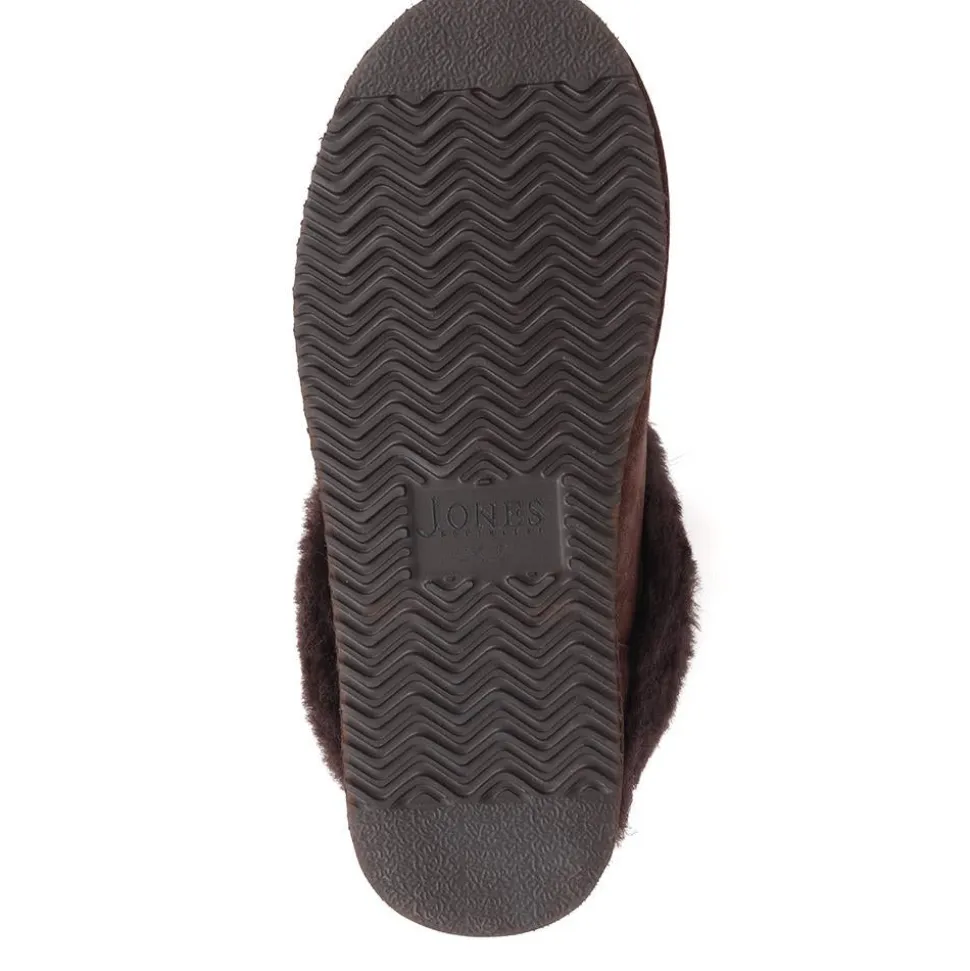 Fabiola Faux-Fur Slippers - Chocolate