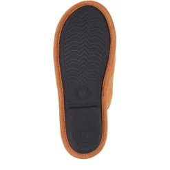 Faux-Fur-Lined Mule Slippers - Tan