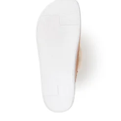 Faux-Fur Slipper Mules - Camel