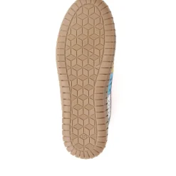 Flat Leather Ballerina Shoes - Multi