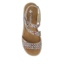Flat Leather Sandal - Multi