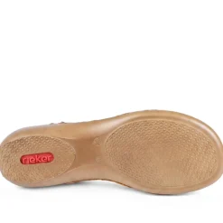 Flat Leather Sandal - Tan