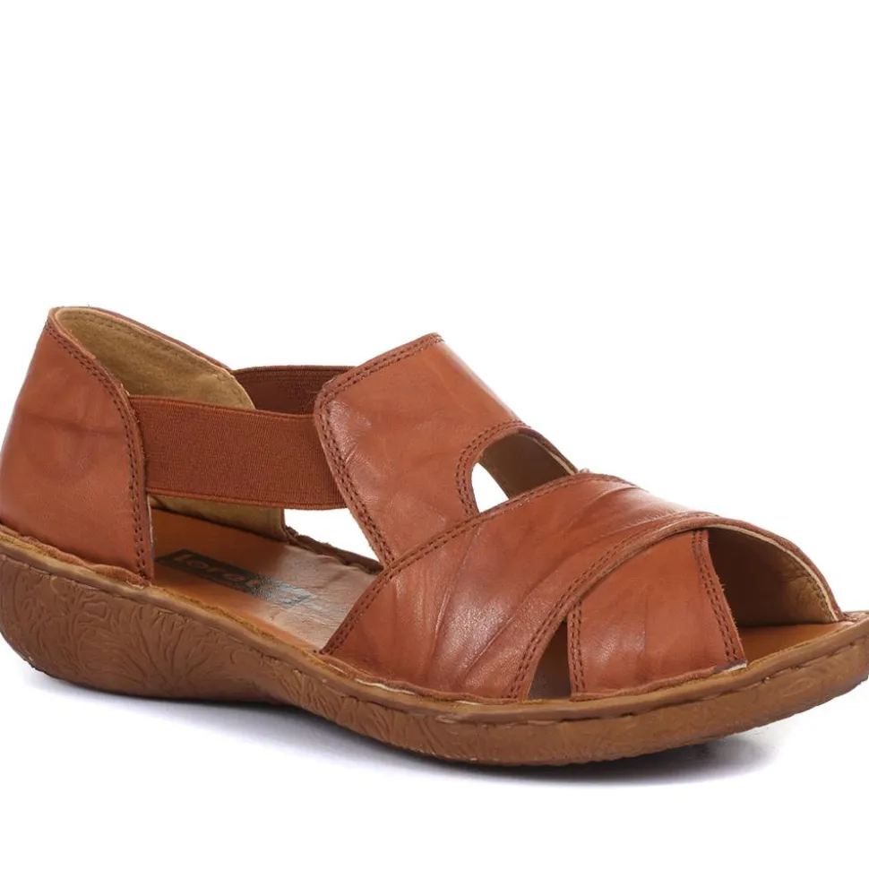 Flat Sandals - Tan