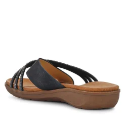 Flat-Soled Mules - Black