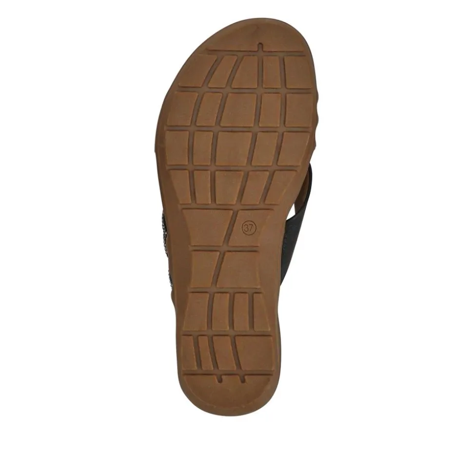 Flat-Soled Mules - Black