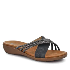 Flat-Soled Mules - Black