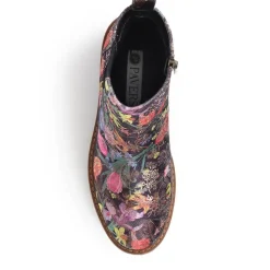 Floral Chelsea Boots - Black Multi