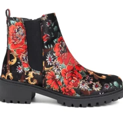 Floral Chelsea Boots - Floral