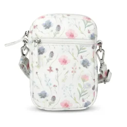 Floral Multiway Cross Body Phone Bag - White Print