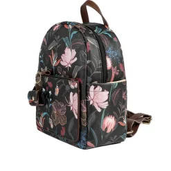 Floral Rucksack - Black Floral
