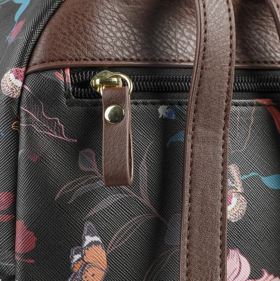 Floral Rucksack - Black Floral