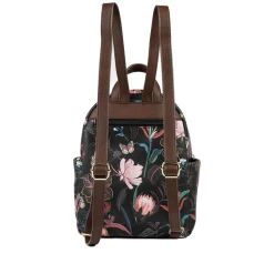 Floral Rucksack - Black Floral