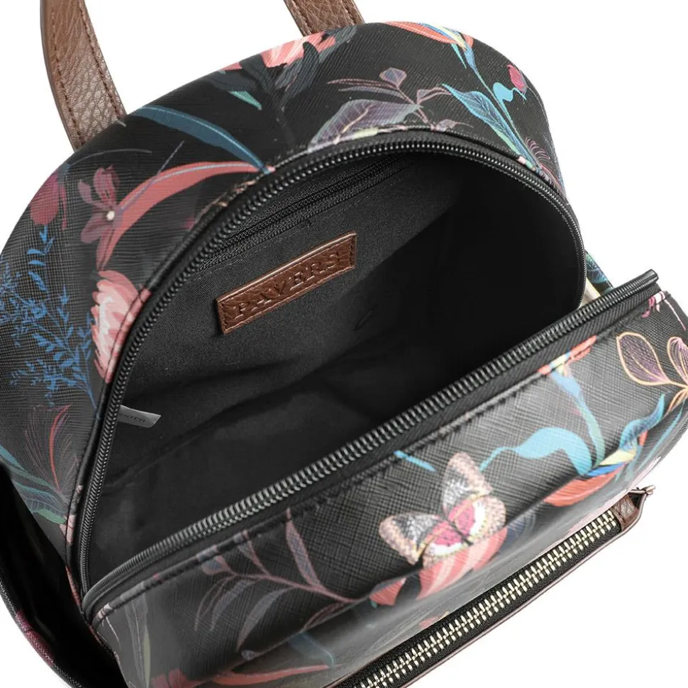 Floral Rucksack - Black Floral
