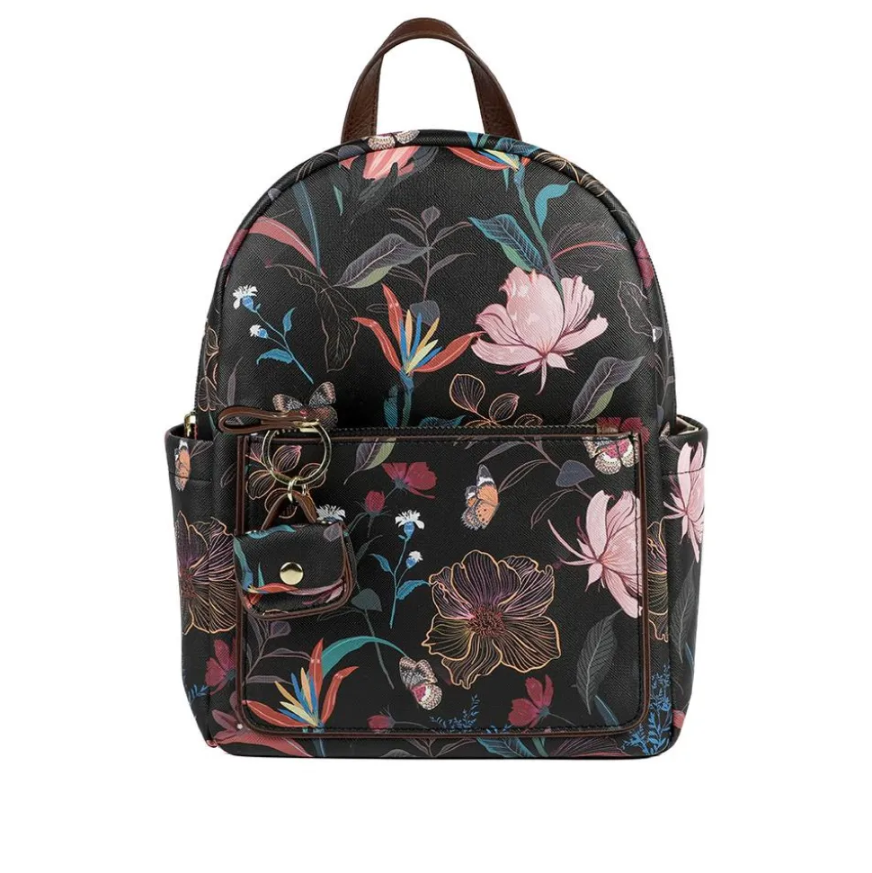 Floral Rucksack - Black Floral