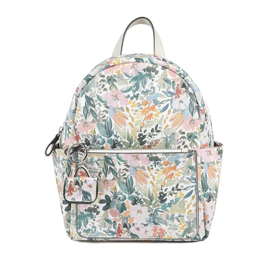 Floral Rucksack - WHITE-FLORAL
