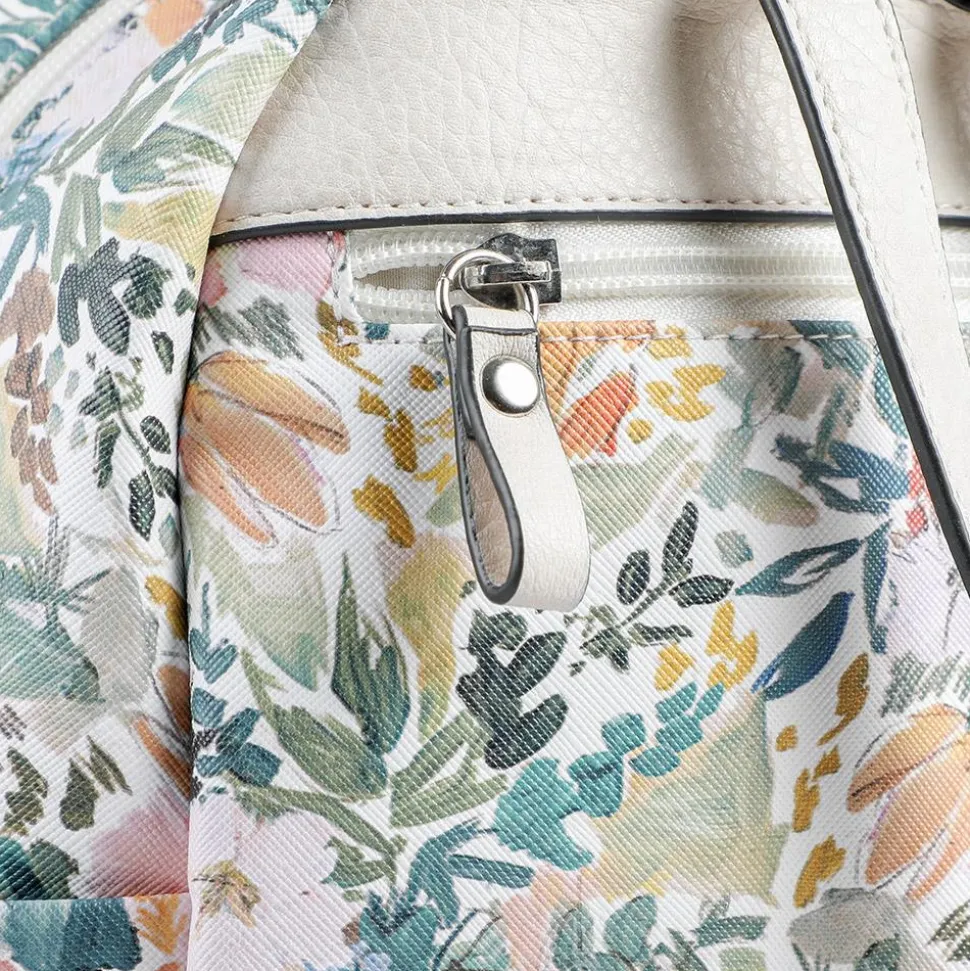 Floral Rucksack - WHITE-FLORAL