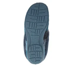 Floria Fur Slippers - Blue Multi