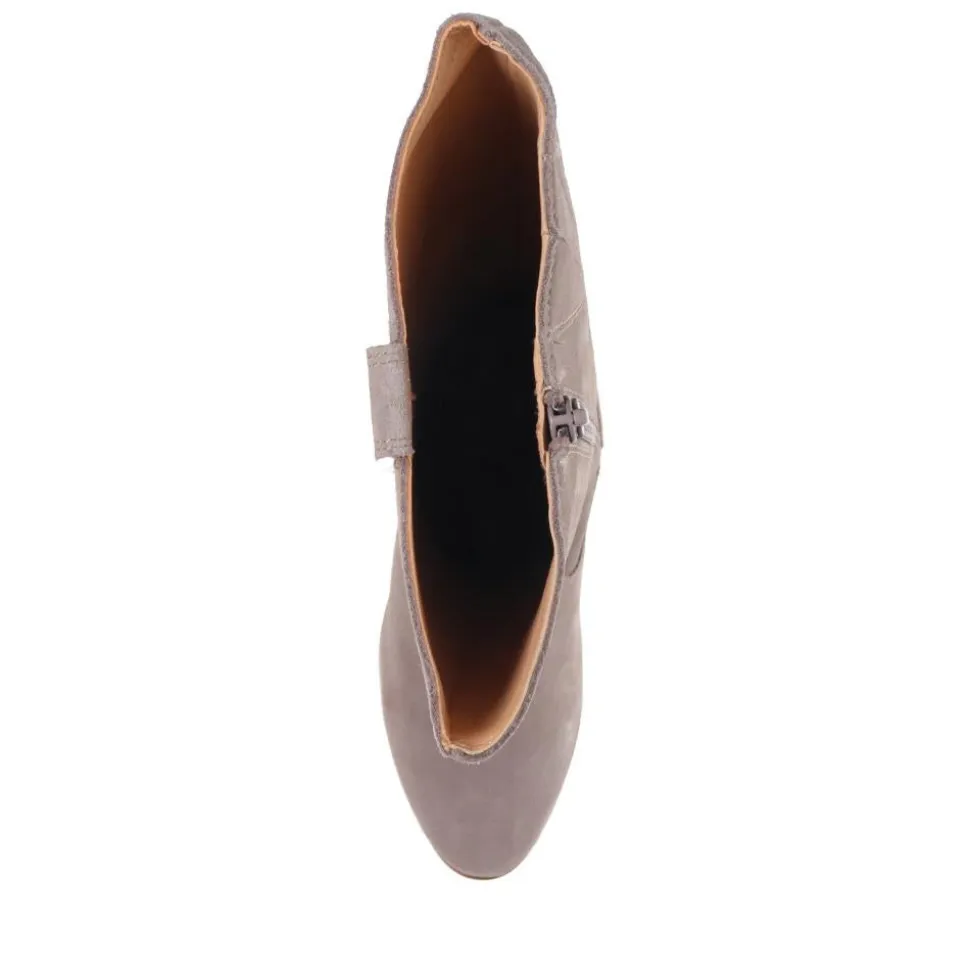 Florielong Suede Long Boots - Grey Suede