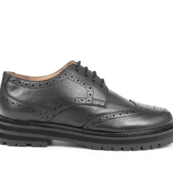 Flossie Leather Brogues - Black