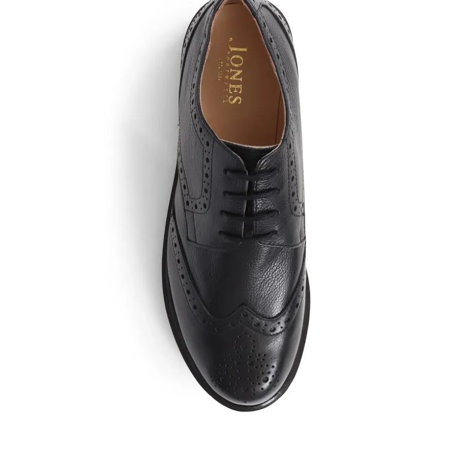 Flossie Leather Brogues - Black