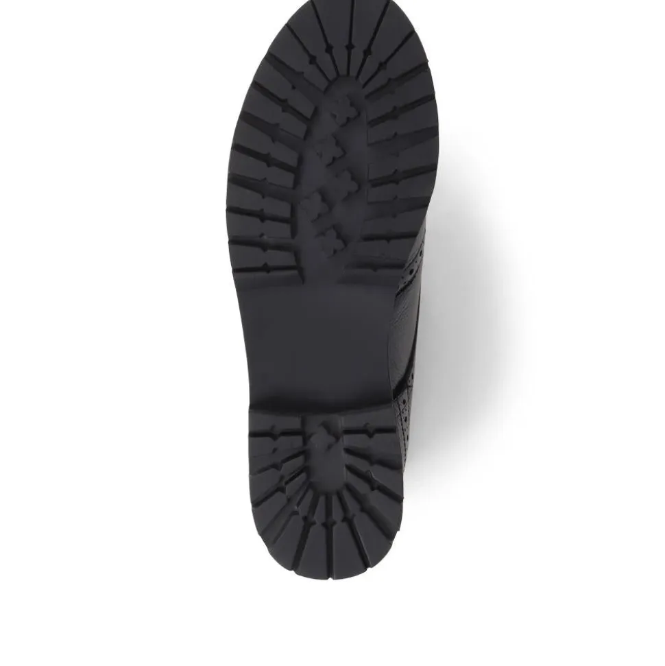 Flossie Leather Brogues - Black