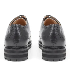 Flossie Leather Brogues - Black