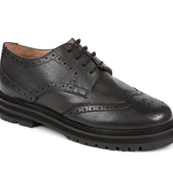Flossie Leather Brogues - Black