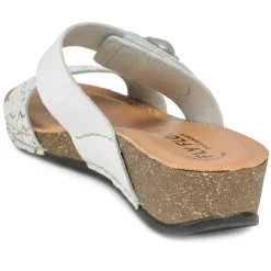 Fly Flot Adjustable Fasten Strappy Sandals - White