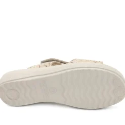 Fly Flot Adjustable Fit Mule Sandals - Beige