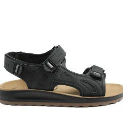 Fly Flot Anatomic Adjustable Fit Sandals - Black