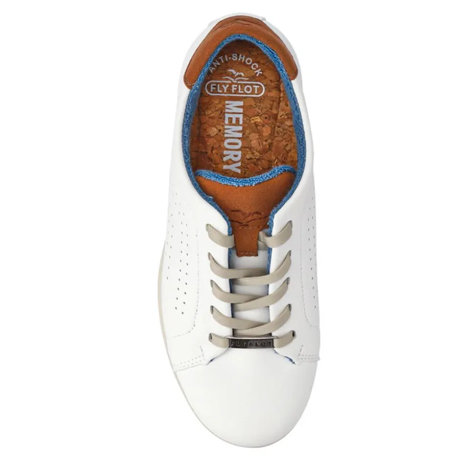 Fly Flot Anatomic Breathable Lace Up Trainers - White