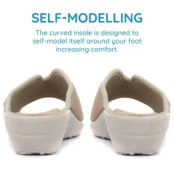 Fly Flot Anatomic Mule Sandals - Beige