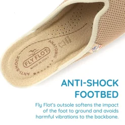 Fly Flot Anatomic Mule Sandals - Beige