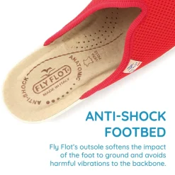 Fly Flot Anatomic Mule Sandals - Red