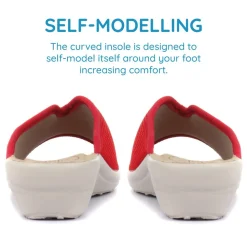 Fly Flot Anatomic Mule Sandals - Red