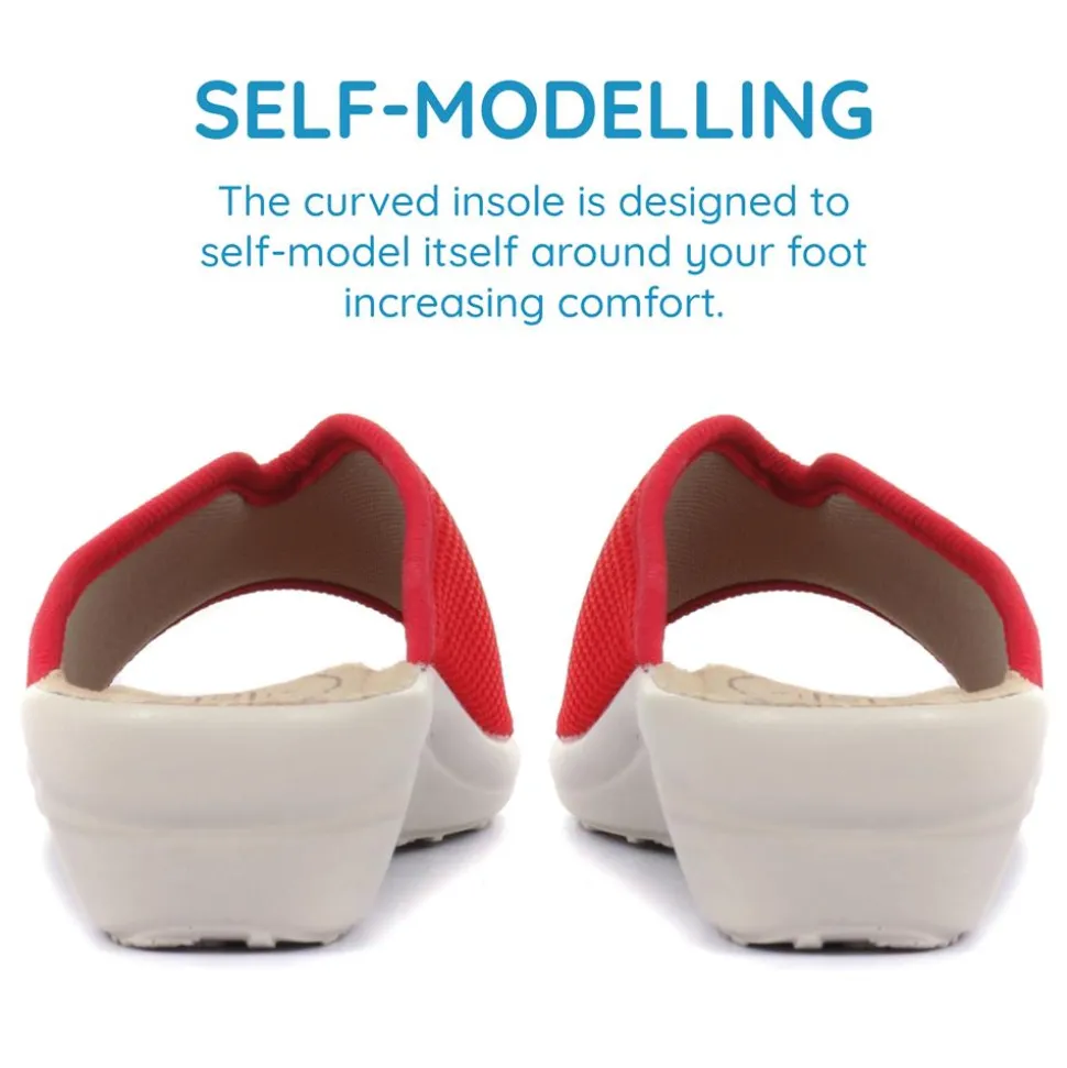 Fly Flot Anatomic Mule Sandals - Red