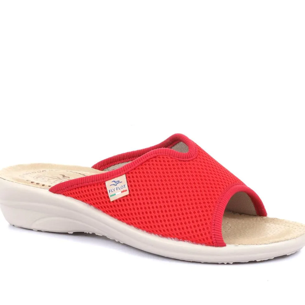 Fly Flot Anatomic Mule Sandals - Red