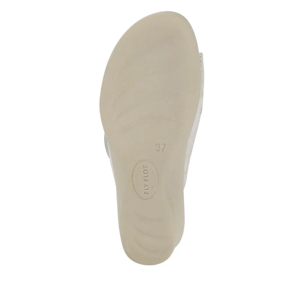 Fly Flot Anatomic Self Moulding Mules - White