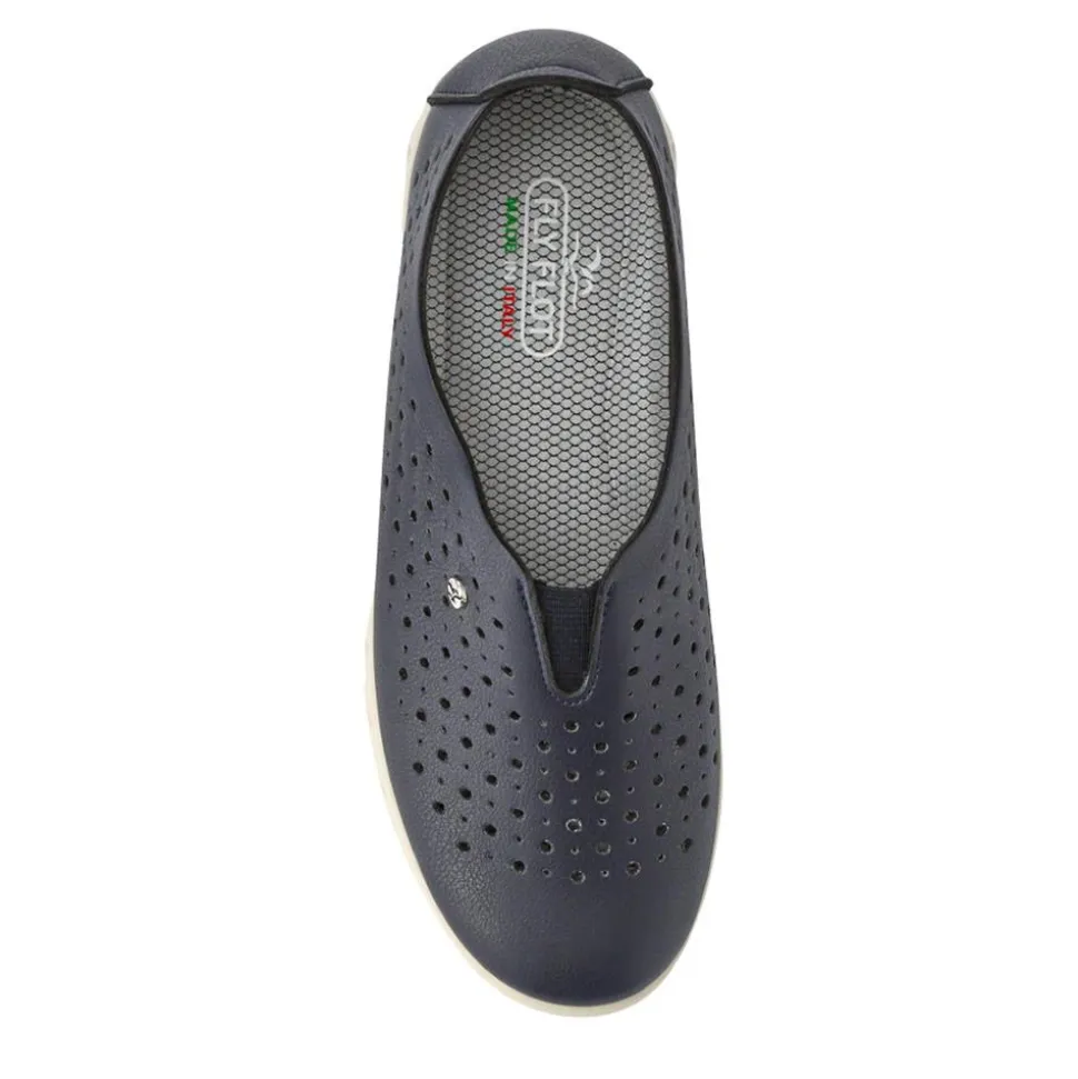Fly Flot Anatomic Slip On Shoes - Navy