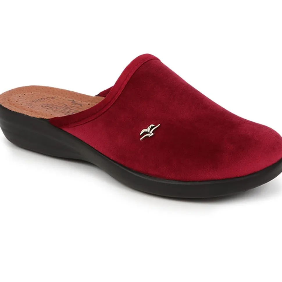 Fly Flot Anatomic Slipper Mules - Burgundy