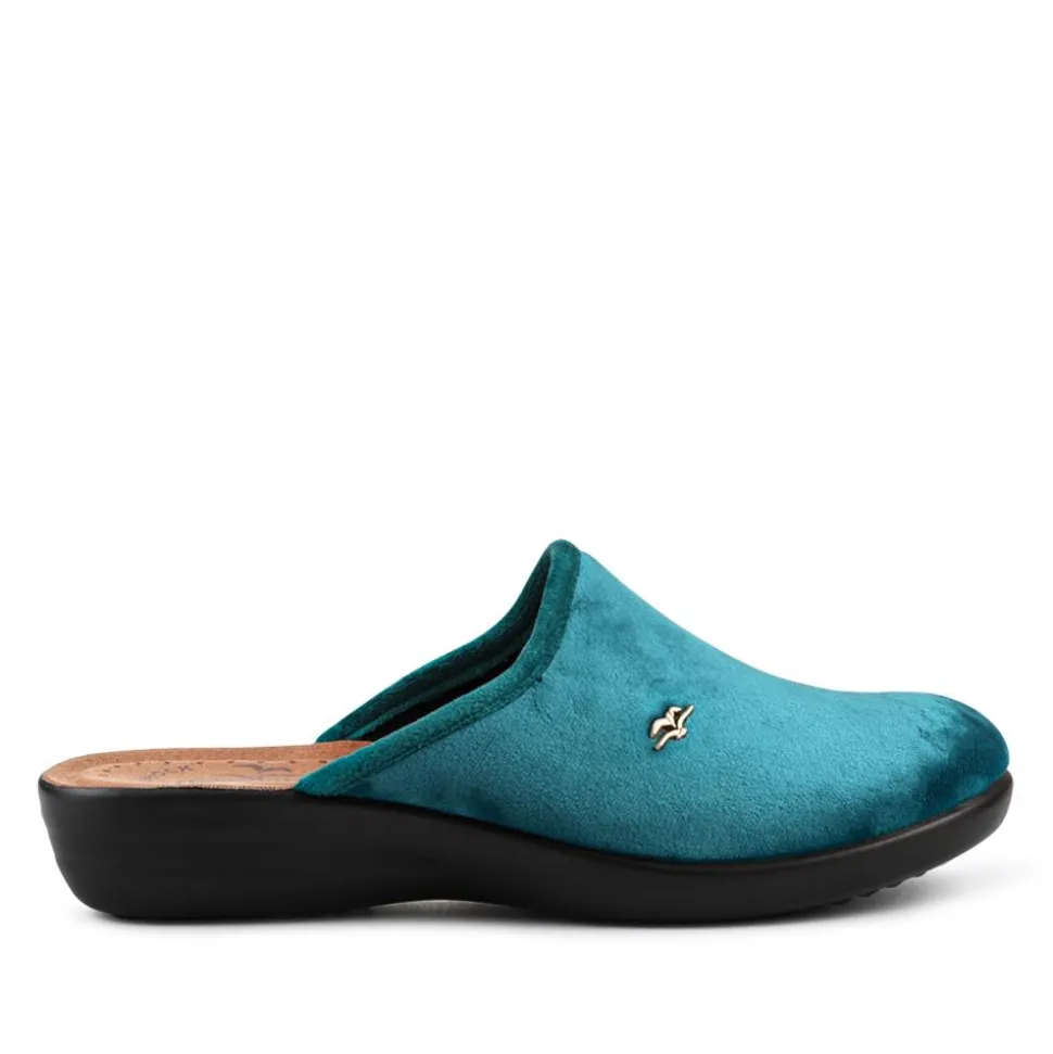 Fly Flot Anatomic Slipper Mules - Teal